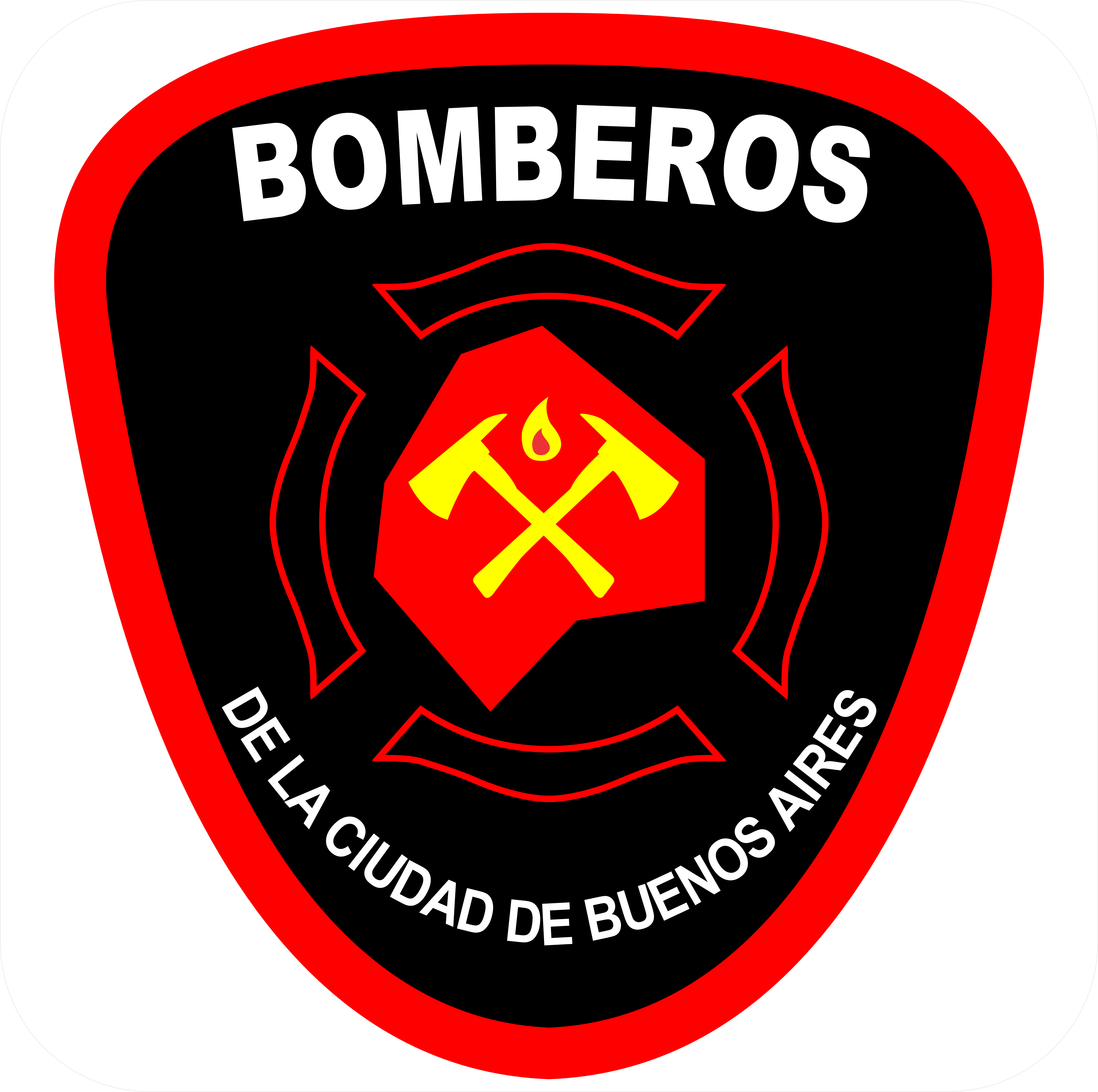 Escudo institucional de Bomberos de la Ciudad
